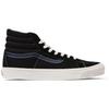 Vans Sk8-Hi LX Suede Canvas 'Black Dress Blue' (Unisex) Black / Dress Blue Skateboard Shoes VN0A45JLVQP