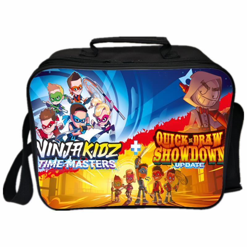 Ninja Kids Insulated Lunch Bag & Box for School or Picnic