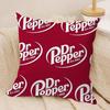 Cherry Drink D-Dr P-Peppers Cushion Cover Pillowcase Ultra Soft Skin Friendly Fabric Cloud Like Comfort & Concealed Zipper