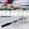 SOUGAYILANG Alat Pancing Spinning Fishing Pole Portable Travel Fishing Rod/Joran Pancing