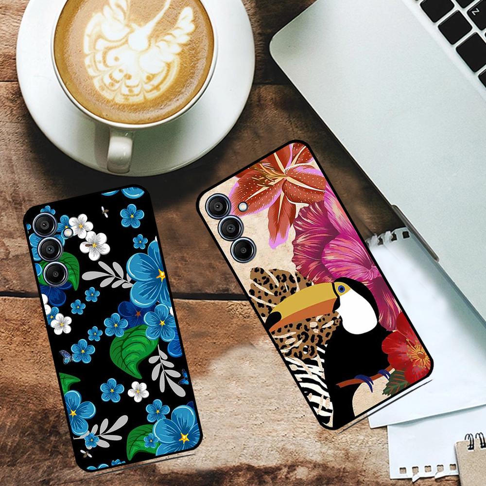 

For Samsung Galaxy F15 5G/M15 5G Case Trendy Design TPU Phone Cover Mandala Flower