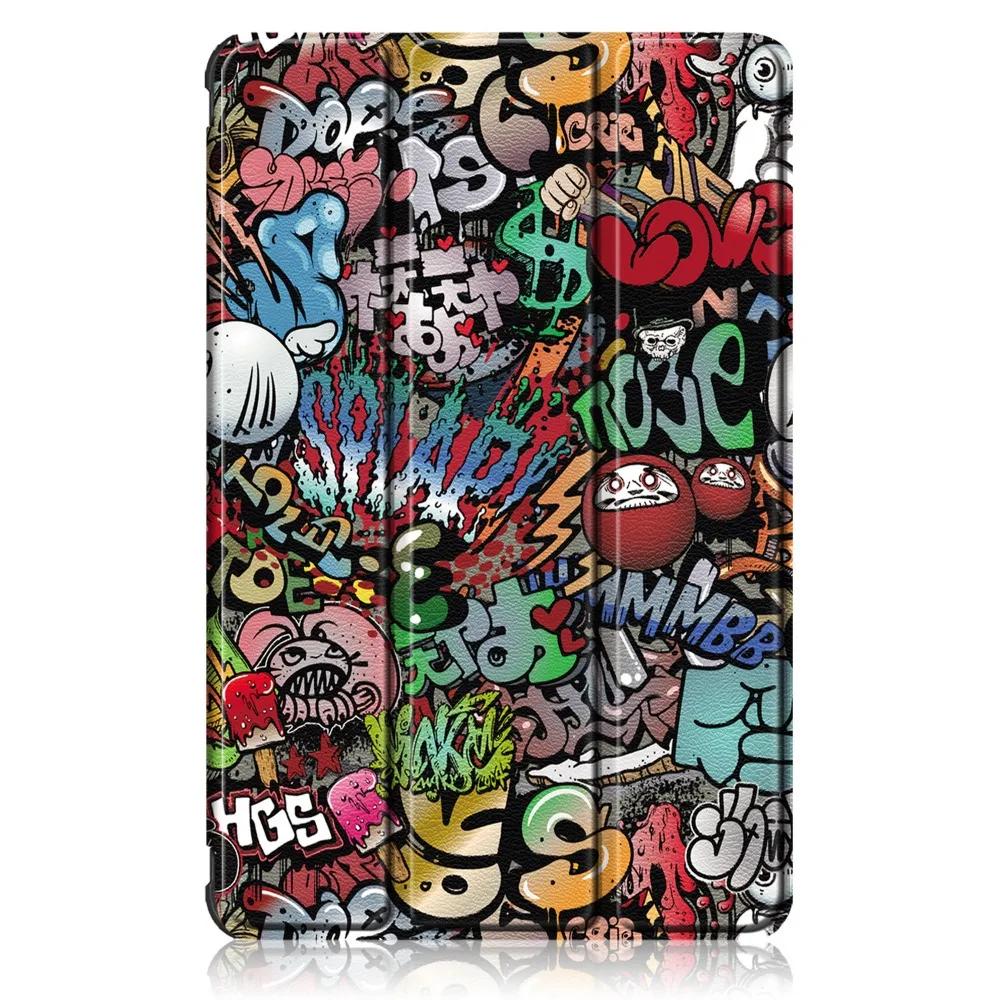 Étui pour Teclast T60 12  Tablette PC Fin Support Tri-pliage Couverture Livre à Rabat Étui Funda avec Coque Arrière Rigide Teclast T60 12 inch