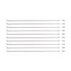 10Pcs 14G Bicycle Spokes With Nipples Stainless Steel Mountain Road Bike High Strength Bicycle Spokes 240mm-305mm