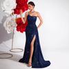 European and American New High-end Heavy Industry High-end Sense Elegant Slim Sequin Dress, Light Luxury Party Celebrity Evening Dress