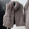 Haining high-end women's clothing, fox fur temperament, fur vest, high-end placket, whole leather, contact customer service.