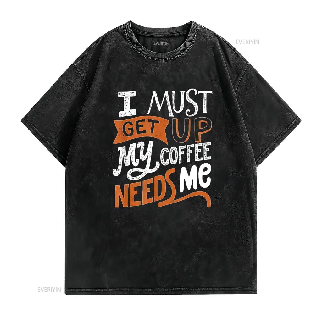 Mens Coffee Needs Me Related Stuff Enthusiast s T Shirt Black 3X Large vintage Washed Slightly Comfortable streetwear Unisex