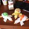 Can Pull Bees Duck Doll Pendant Fluffy Plush Cartoon Duck Keychain Hanging Accessory