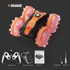 Stunt Remote Control Car with Light Wheels, Dual Remote Control Amphibious Off-Road Vehicle, Rotatable Kids Electric Toy Car