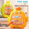 Magnetic Bead Maze Toy: Children's Educational Puzzle for Concentration and Number Mastery with Magnetic Pen Control
