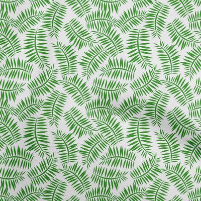Tecido de algodão flexível verde tecido de costura tropical por jarda impresso faça você mesmo suprimentos de costura de roupas 40 polegadas