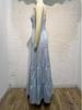 2024 Frühling/Sommer Europäisches & Amerikanisches Damen Sexy Gestreiftes Taillenbetonendes Trägerkleid