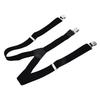 Mens Suspenders Strong Fixability   Beautiful Practical Fashionable Metal Clip Wide Suspenders for Formal Party