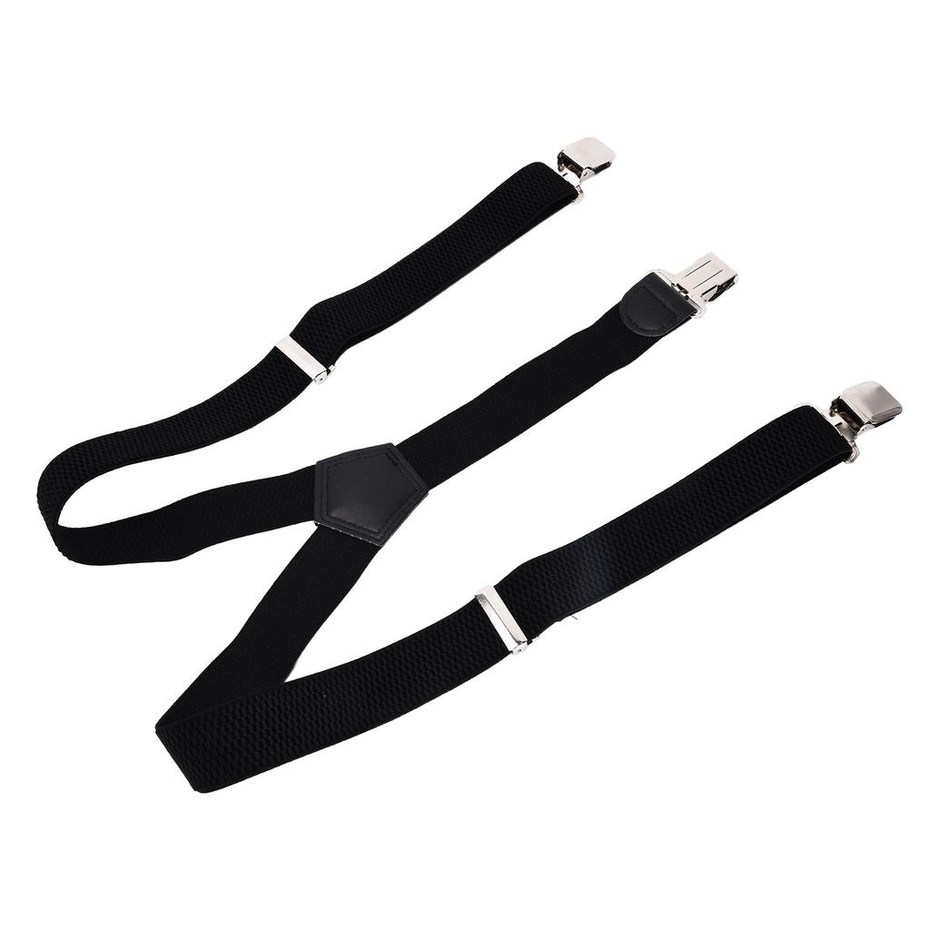 Mens Suspenders Strong Fixability Beautiful Practical Fashionable Metal Clip Wide Suspenders for Formal Party