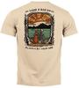 Backprint Tshirt Dog Friendship Motif Print Shirt Outdoor-