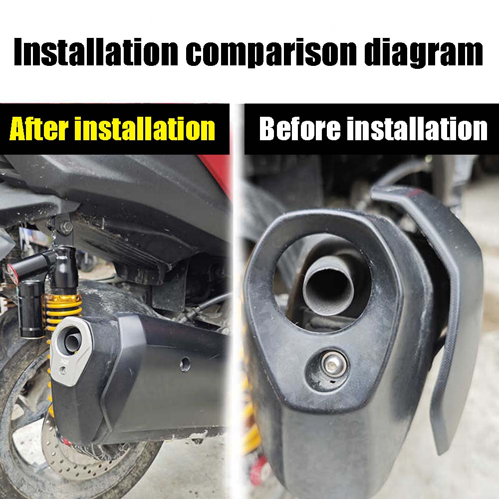 Motorcycle Accessories Exhaust Pipe Heat Shield Protector Guard Decorative Cover For YAMAHA XMAX 300 250 X-MAX XMAX300 XMAX250