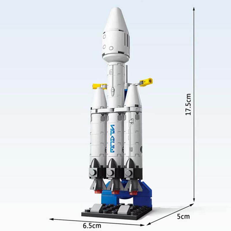 

Moc Aerospaces Manned Rocket Craft Launch Center Space Spacecrafts Aviation City Building Blocks Model Bricks Kits Sets Ideas