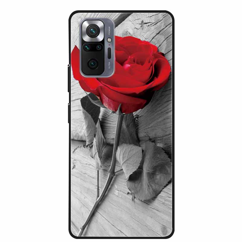 Per Xiaomi Redmi Note 10 Pro Custodia Moda Morbido Silicone Cover per Telefono per Redmi Note10 Pro Max Coque M2101K6G Paraurti Cool Funda