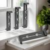 Window Box Brackets 4 Piece Adjustable Stainless Steel Hangable Holder Hangable No Drill Planter Flower Box Brackets For Deck