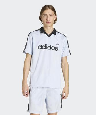 adidas Archive Collar Engineered Jersey - Clear Sky / Ke2453