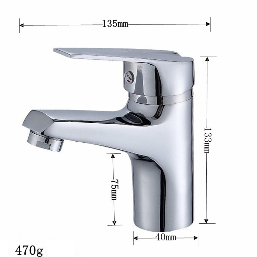 

Washbasin Faucet Bathroom Faucets Hot and Cold Mixer Faucet Deck Installation Bathroom Kitchen Single Handle Sink Faucet