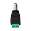 10PCS Male DC Connectors for Power Supply Applications In Black