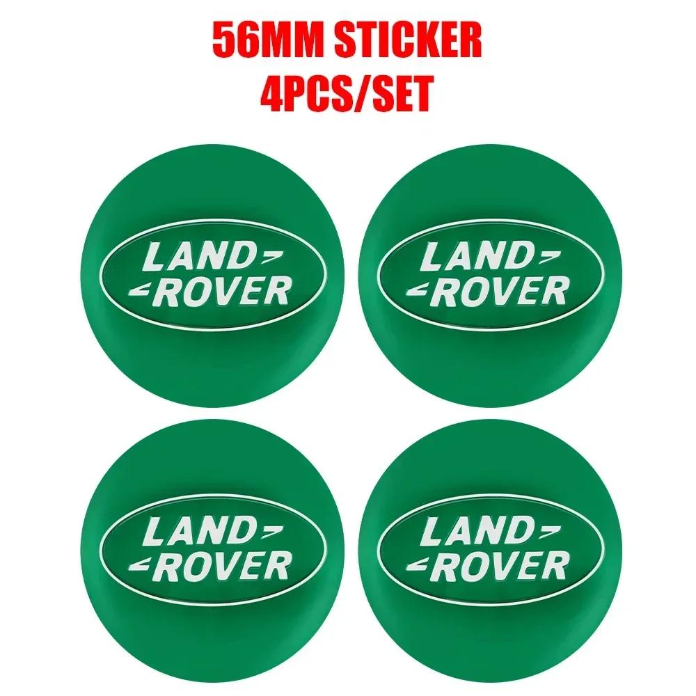For Land Rover Range Rover SVR 2 Evoque Discovery 3 Freelander  56mm Car Wheel Center Hub Cap Tire Cover Sticker Decoration