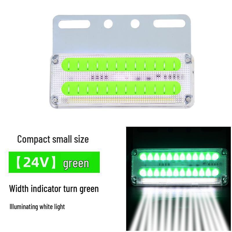 Truck Side LED Lights 24V - Super Bright, Waterproof Ground Illumination Marker Trailer Lights