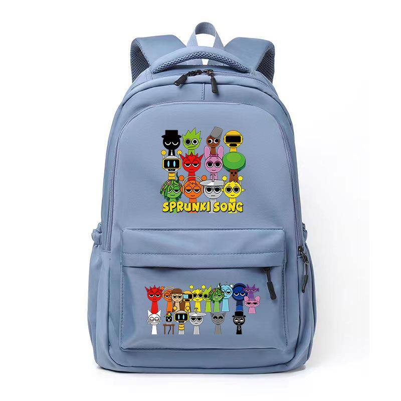 Hot Sale Junior High School High School Students Large Capacity Backpack Cartoon Peripheral School Bag College Style Campus Leisure Backpack