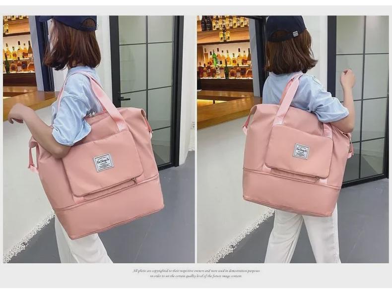 2023 Large Capacity Travel Duffle Bag - Wet/Dry Separation, Fitness & Swimming, Single Shoulder, Crossbody