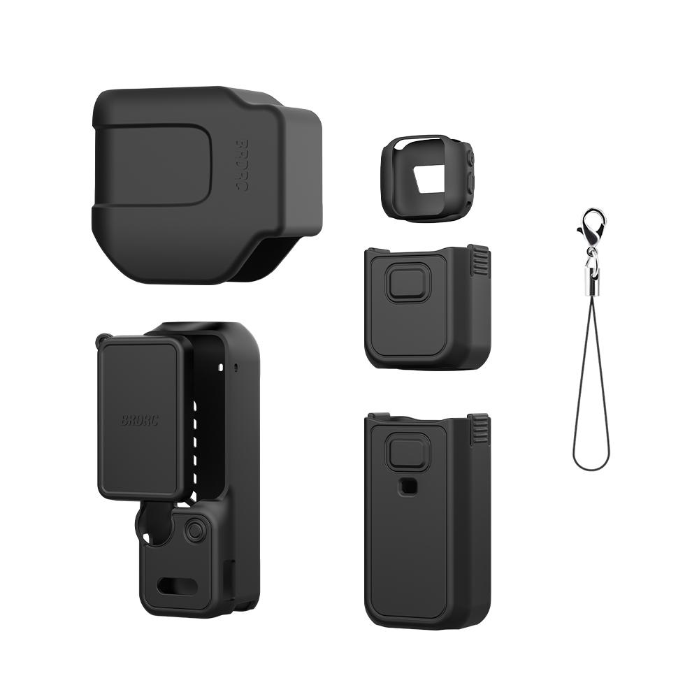 BRDRC Silicone Cover for DJI Osmo Pocket 4P Comprehensive Protection Silicone Case Scratch-Resistant for DJI Pocket 4P Accessory 2