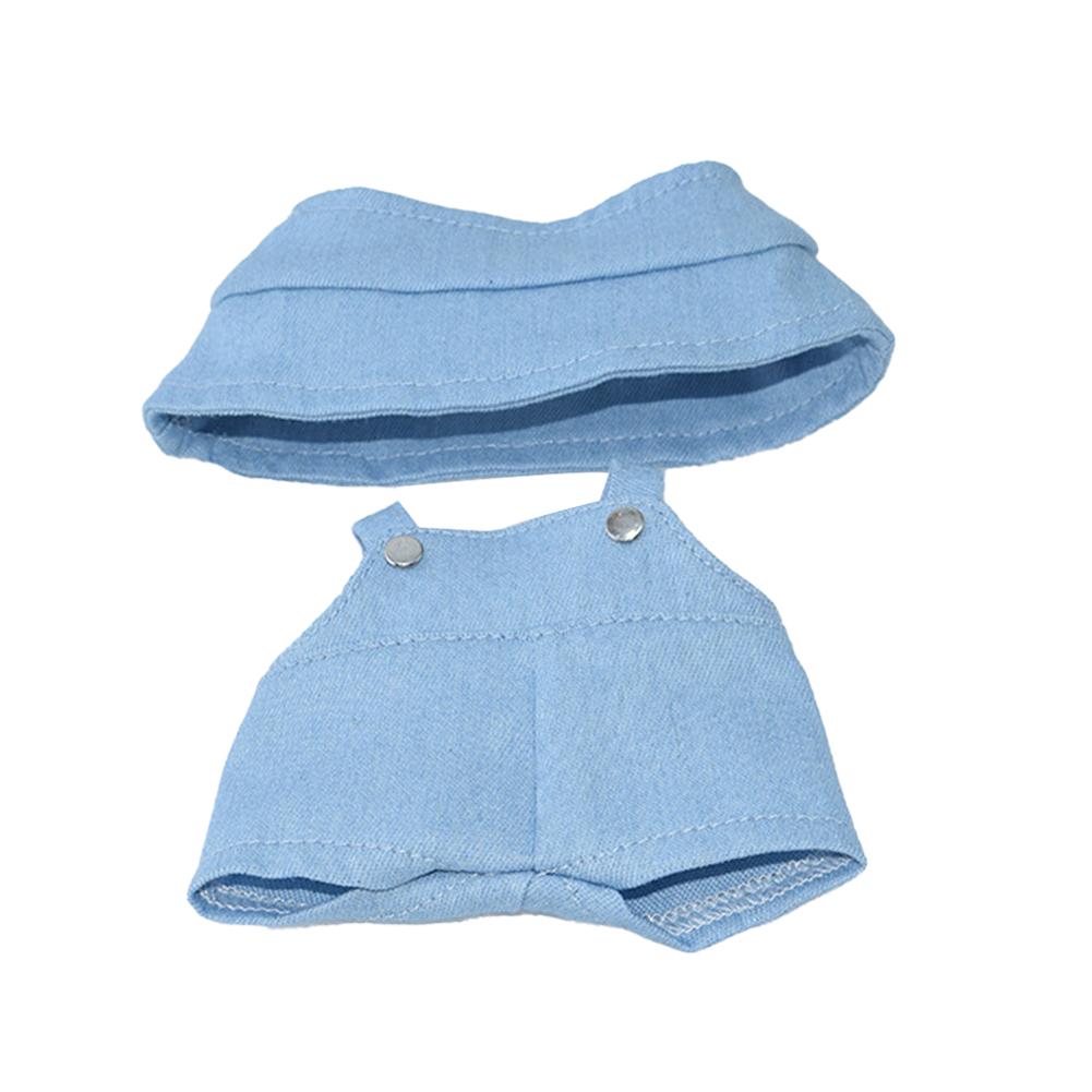 

Для 17 см Кукольная одежда Лабубу Модная одежда Толстовки Кукольная одежда Цветовые толстовки Кукольные аксессуары Милые украшения Маленькая одежда джинсовый