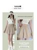 Women's Summer Ice Silk High Waist Casual Black Shorts
