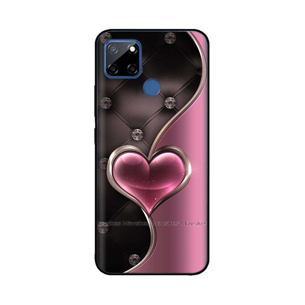 Case For Realme C12 C25 C25s Realme 7i Global Case Cute Soft Silicone TPU Back Cover Realme7i RMX2193 Protective Coque Fundas
