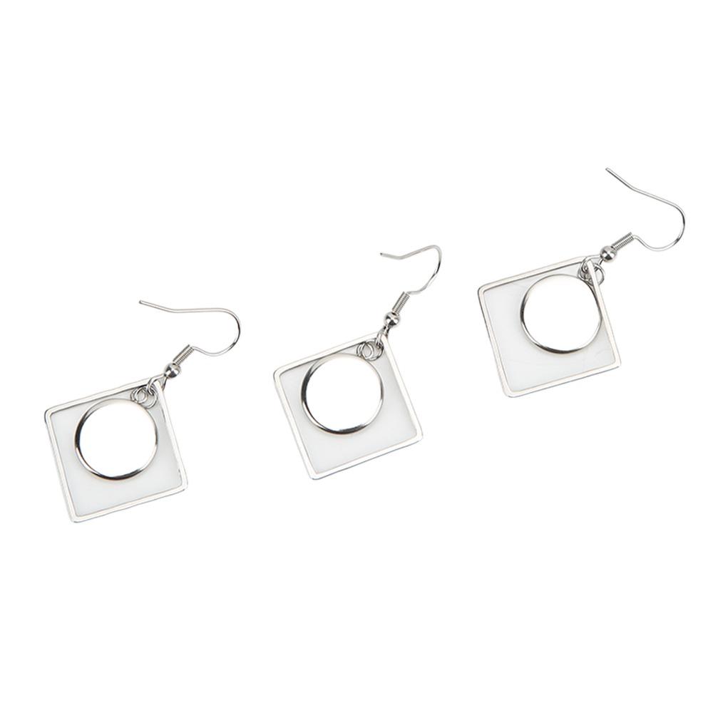 20Pcs Hollow Out Earring Bezel Trays 12mm Earring Base Settings Earring Blanks DIY Jewelry Findings