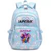 K-POP Demon Hunters Backpacks Purple Printe Rumi Mira Zoey HUNTR/X Saja Boys Capacity Teens Laptop School Bags Travel Mochilas