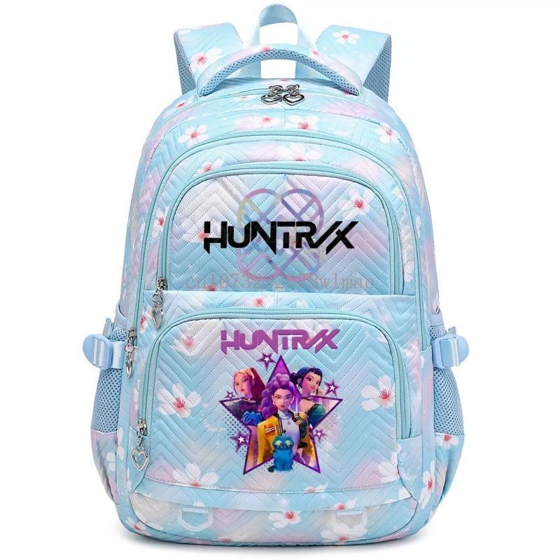 K-POP Demon Hunters Backpacks Purple Printe Rumi Mira Zoey HUNTR/X Saja Boys Capacity Teens Laptop School Bags Travel Mochilas
