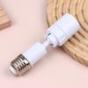 Universal E27 To E27 Led Light Bulb Socket Extender Adapter 360 Degree Rotatable Light Fixture E27 Adjustable Light Bulb Base