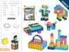 English Version Children Build Houses Square Building Blocks Kindergarten 3-6 Years Old Educational Enlightenment Assembling Toys