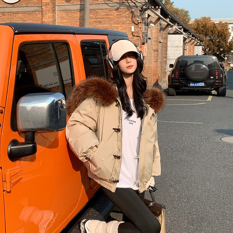 Autumn Winter Thicken Warm Parka Women Casual Sweety Solid Color Big Pocket Loose Hooded Coat Jackets Outwear