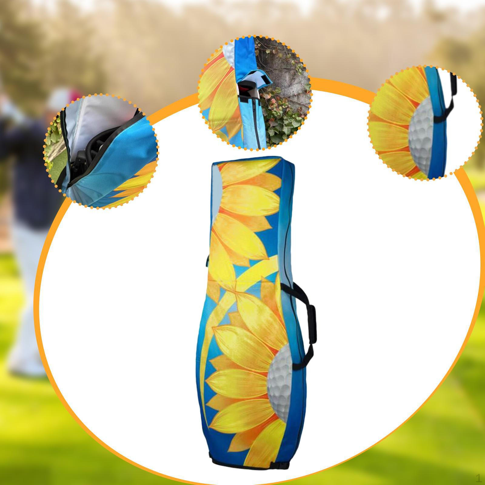 

Сумка для гольфа для авиаперелетов, защитный чехол для клюшек, переноска с ручкой для переноски, складная