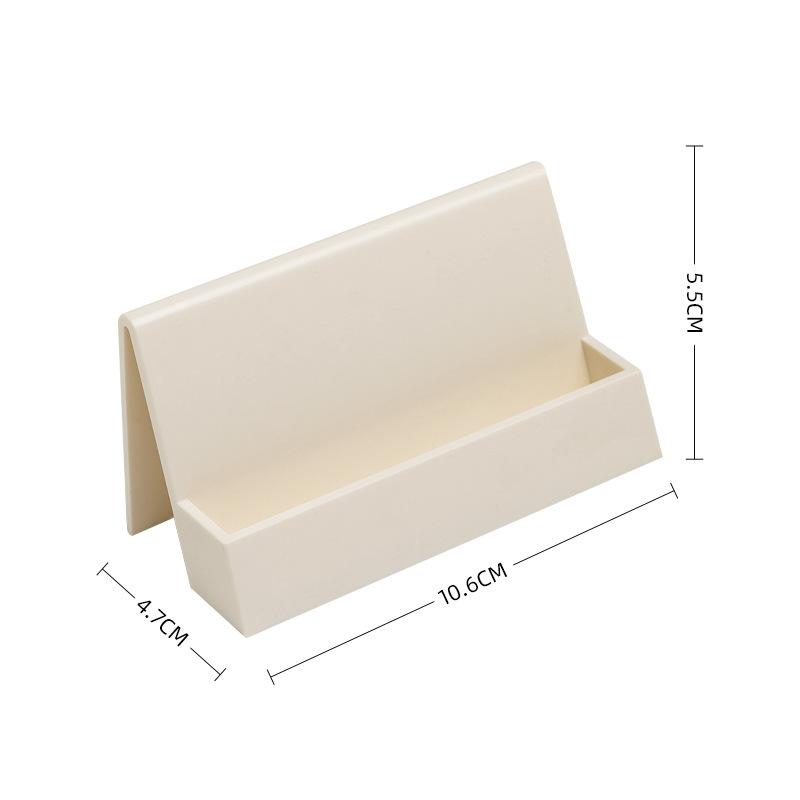 New Creative Desktop Shelf Box Location Card Organizer Simple Business Card Case Durable Storage Box Office