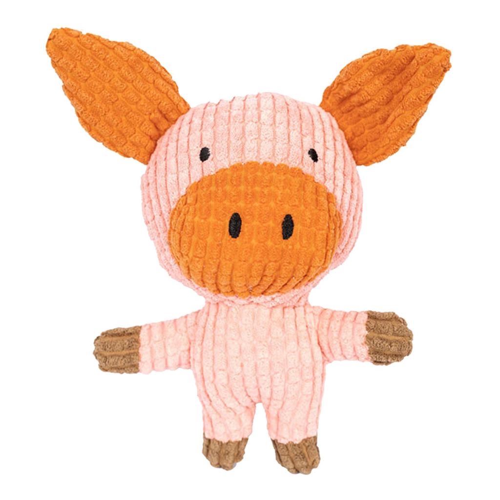 Pet Chewing Toy Soft Plush Chewing Toy Bite Resistant Squeaky Toy Interactive Anxiety Reduction Toy