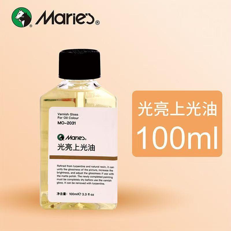 Marie s Oil Painting Turpentine Art Painting Odorless Color Mixing Oil Thinner Painting Medium Blending Liquid Glossy Oil 100ml