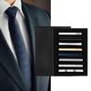 Set of 8 Men Tie Clip Alloy Texture Secure Hold Fashion Accessory Tie Clasps Tie Accessories for Formal and Casual Wear