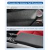 Car Center Console Armrest Storage Box Leather Cover Pad Black PU Leather Protection US Version For Toyota For Camry 2025 2026