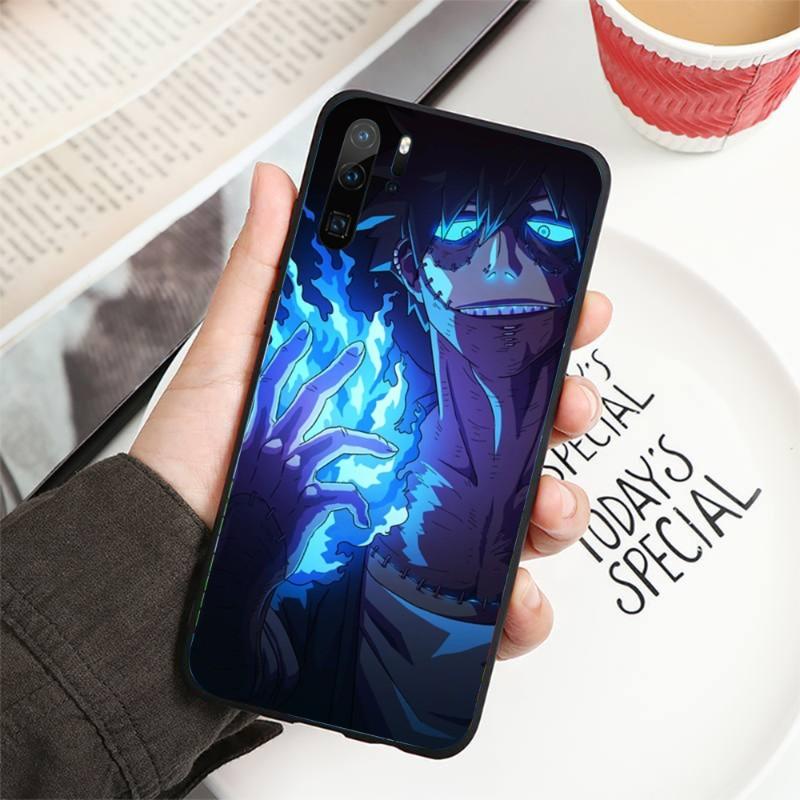 

Чехол для телефона Dabi Boku My Hero Academy для Huawei P50 P40 P30 Pro Lite P Smart 2021 2019 Magic 3, мягкий черный чехол для телефона Huawei PSmart 2021