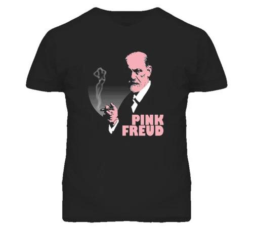 Pink Freud Music Parody Sigmund Cool New Black T Shirt S
