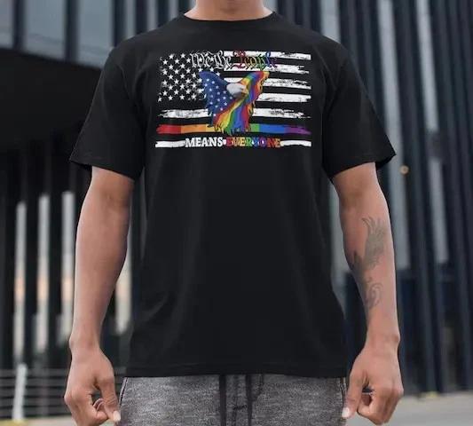 We The People Means Everyone Shirt LGBT Pride Eagle Tee