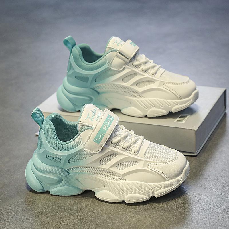 New spring and summer middle and university children Korean version primary school boys tide shoes 2025 girls sports shoes heightening dad shoes