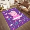 Peppa Pig And Friends Square rugs are a great choice for living rooms, bedrooms, home décor, and as gifts.